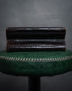 –SPECIAL– “GUCCI” 50’s-60’s Crocodile leather top handle bag