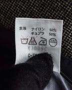 "BROOKS BROTHERS" Melange tweed three-piece suit