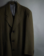 "Christian Dior" Single-breasted 100% cashmere chester coat