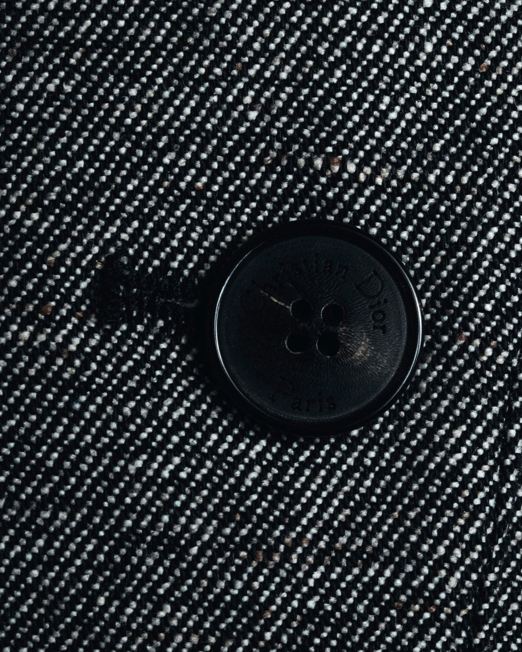 "Christian Dior" 23SS half double-breasted structured gilet