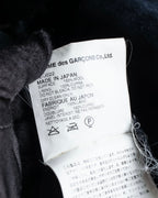 "tricot COMME des GARCONS" Fringe cut design tailored jacket