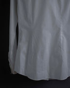 "Dolce & Gabbana" Tiered frill design white shirt