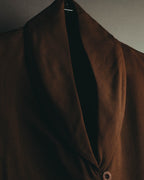 "Christian Dior" 80's  Lustrous silk blend long sleeve shirt