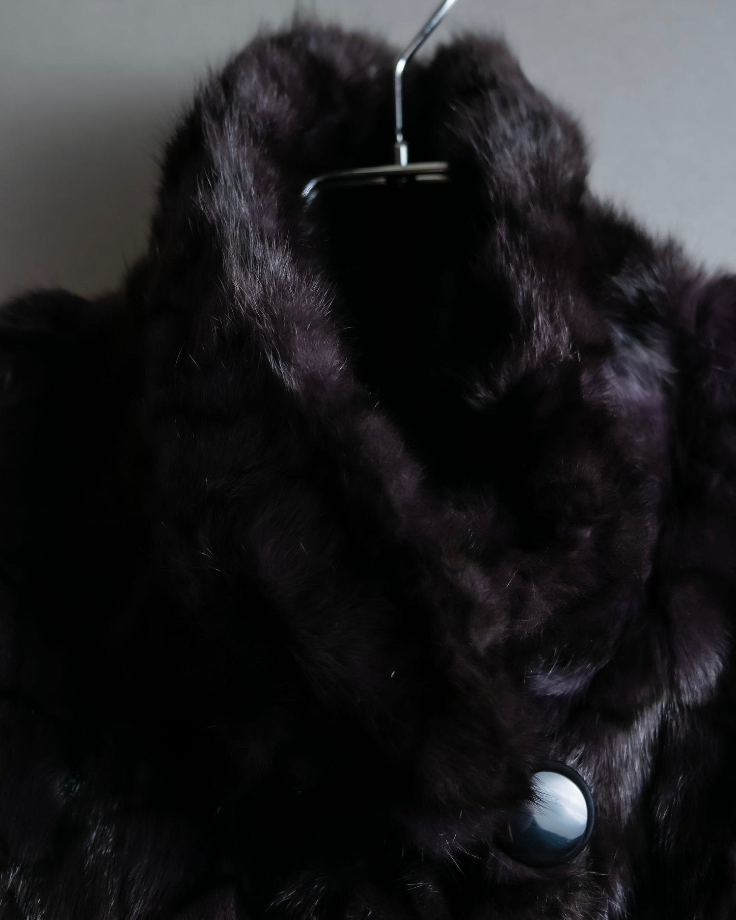 Vintage squirrel fur reversible maxi length coat