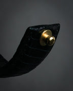 “GUCCI” 90’s-00’s Lizard horsebit bracelet