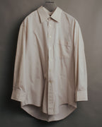 “BALENCIAGA” 90’s-00’s Relaxed pale dress shirt