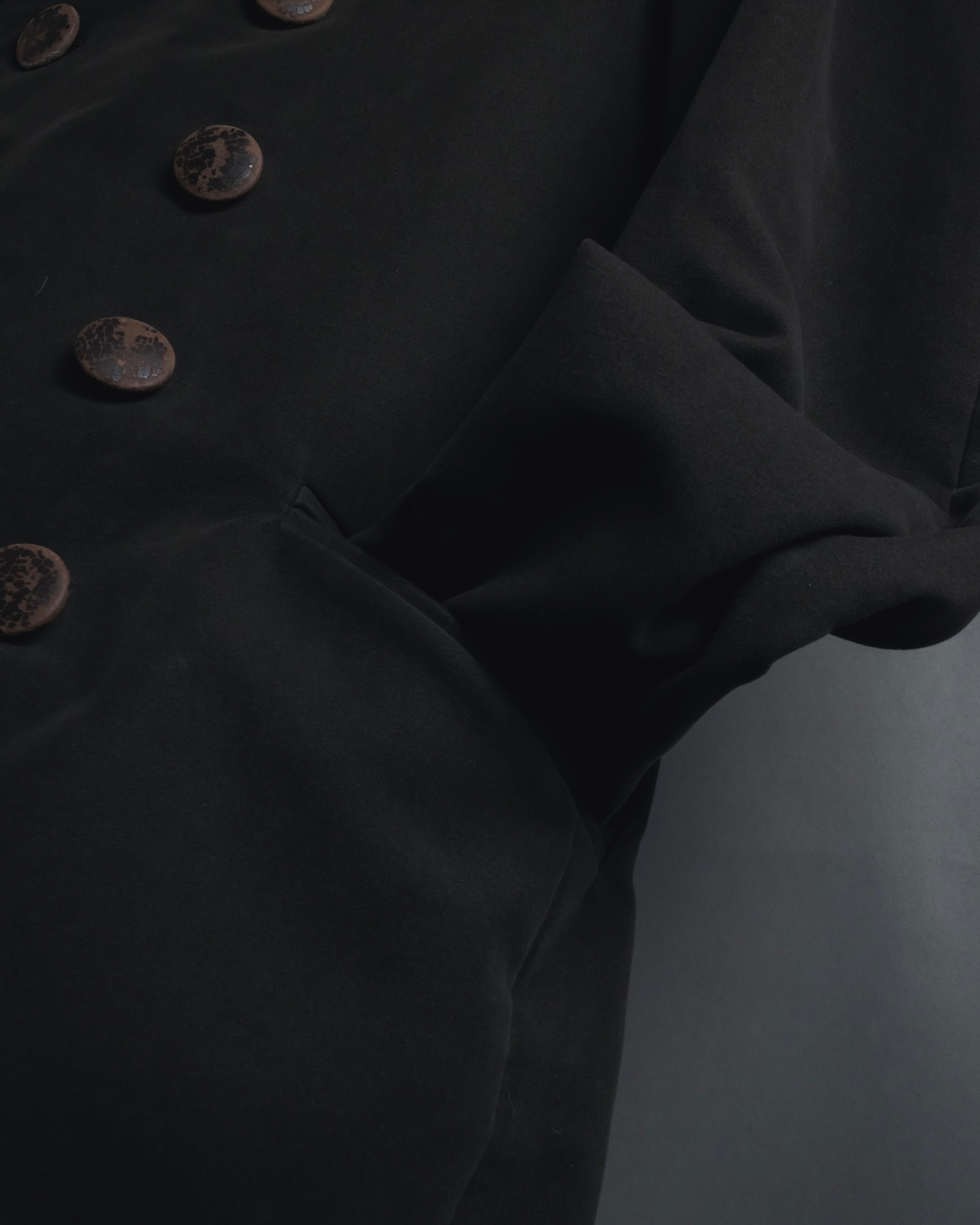 "ETRO" 08AW graphic-lined double-breasted coat