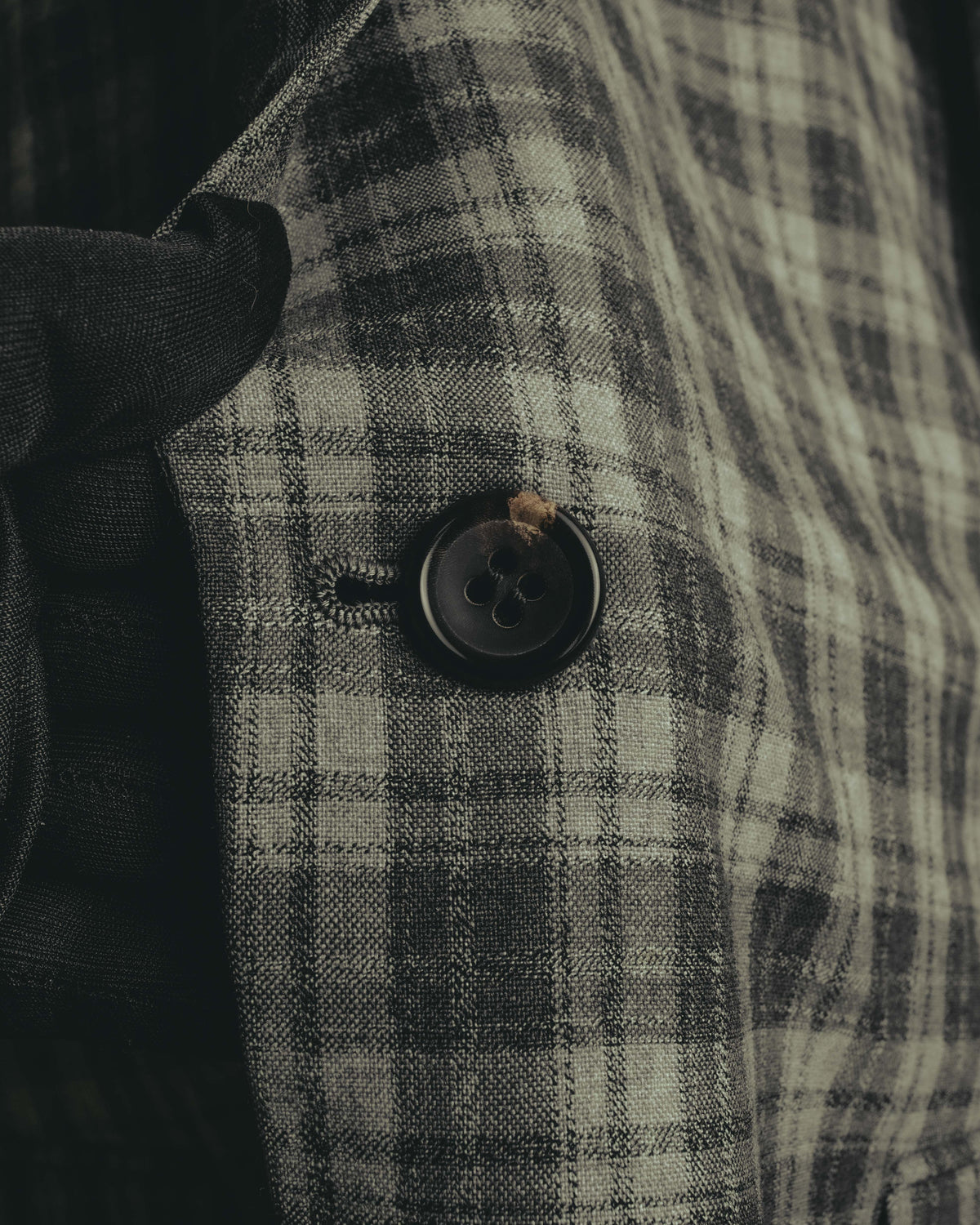 "COMME des GARÇONS HOMME" 90's Plaid wool blazer