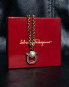 "Salvatore Ferragamo" Gancini design necklace