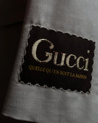 "GUCCI" 21SS Label attached single 2B tailored jacket setup