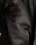 "Vintage heathered wool tailored jacket"