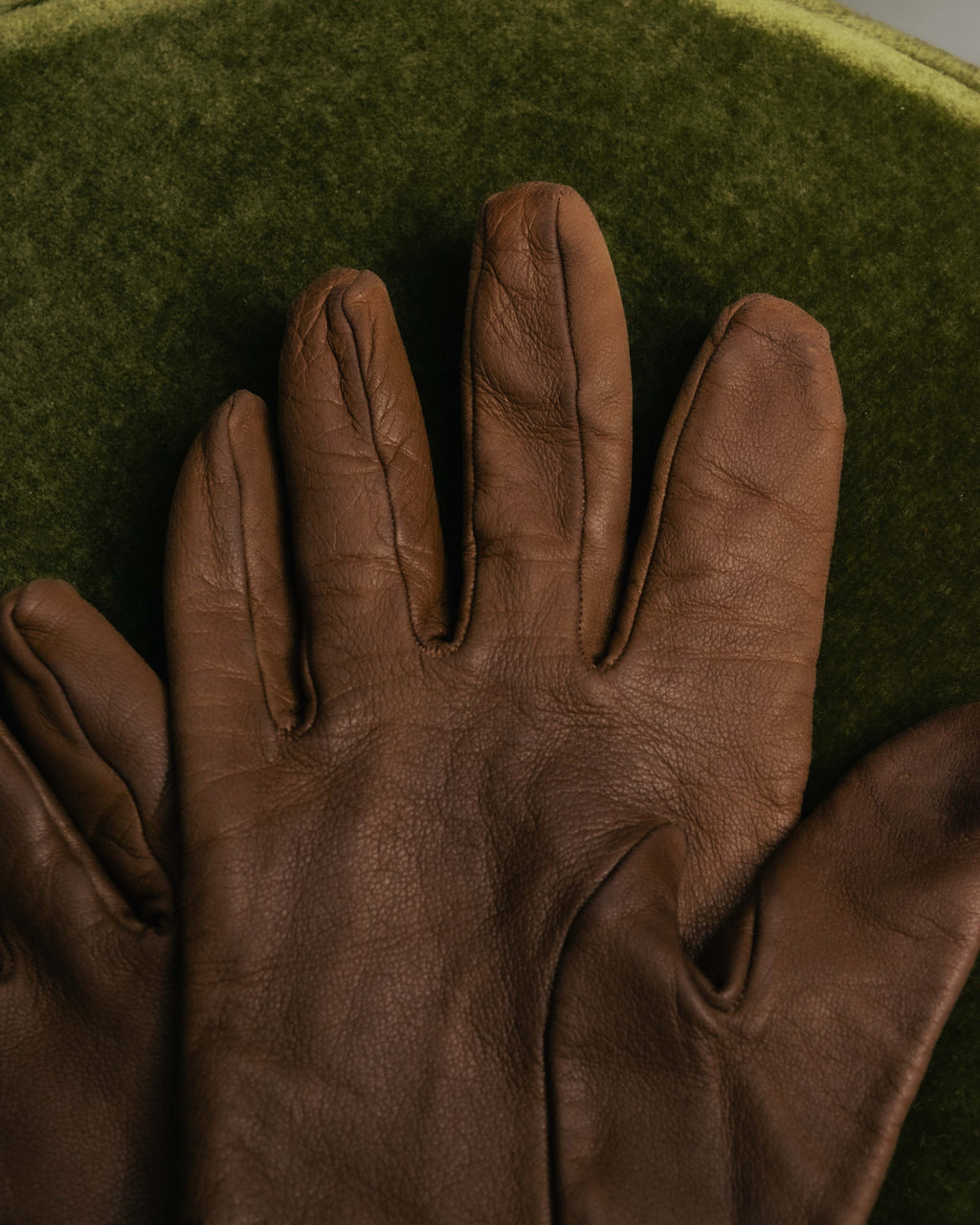 -SPECIAL- “HERMÈS” 80’s-90’s Chaine d’ancre leather gloves