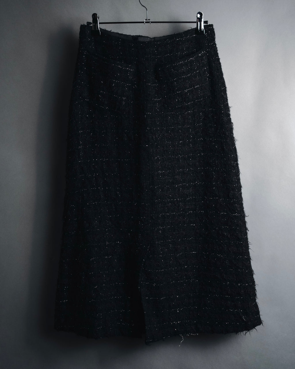 "tricot COMME des GARÇONS" 01AW textured tweed midi skirt