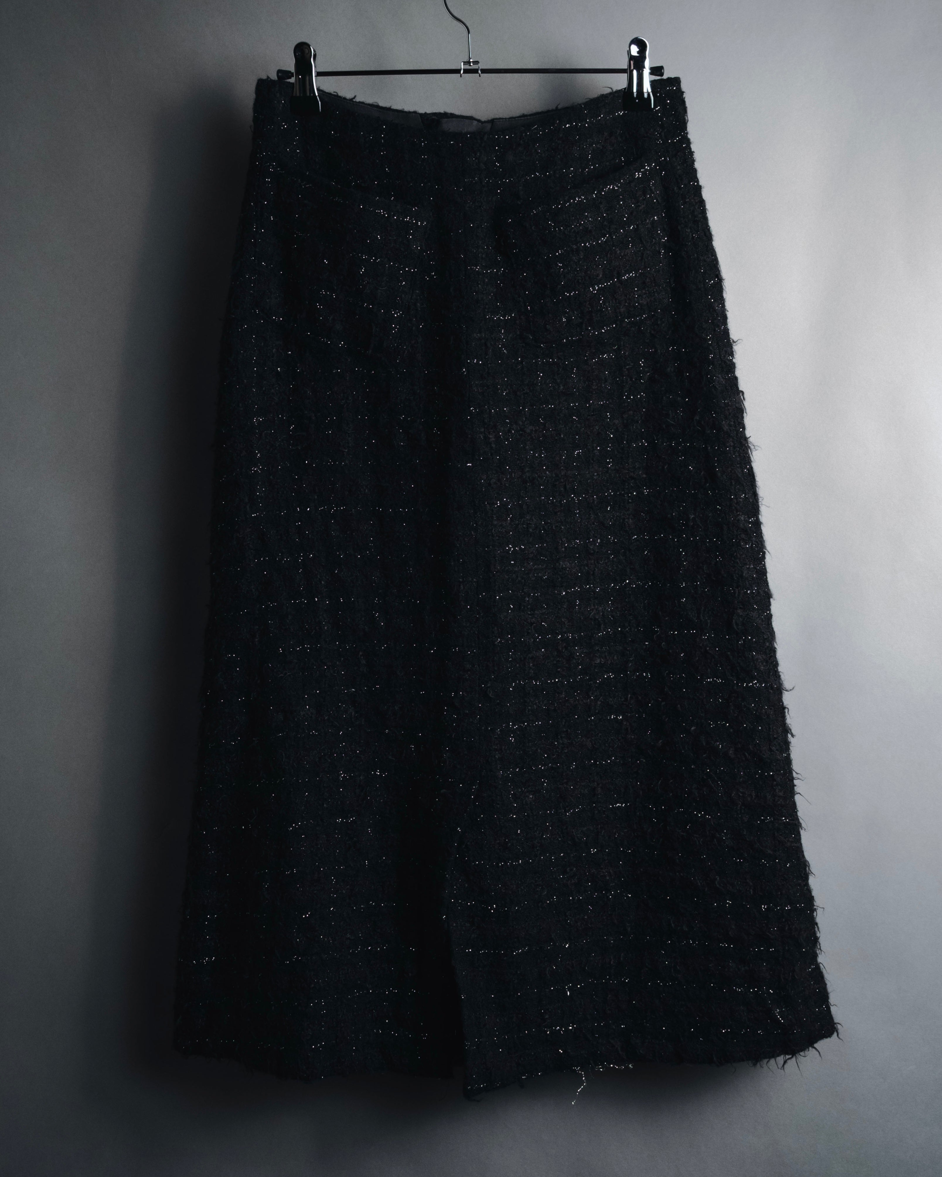 "tricot COMME des GARÇONS" 01AW textured tweed midi skirt