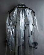 "DOLCE &amp; GABBANA" 23SS PVC material oversize trench coat