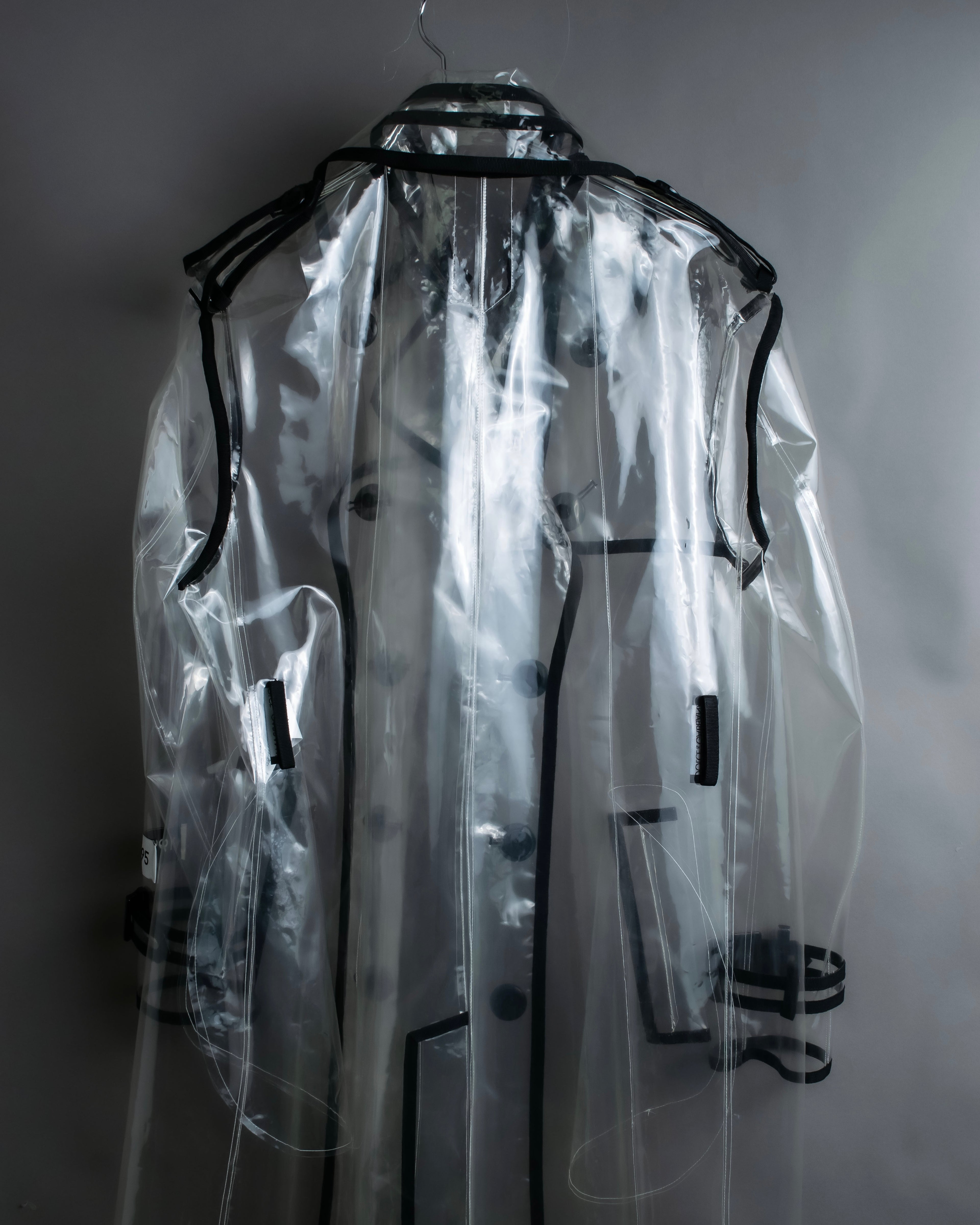 "DOLCE &amp; GABBANA" 23SS PVC material oversize trench coat