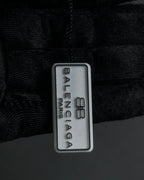 "BALENCIAGA" 2000’s bb logo tonneau bracelet watch