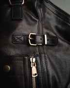 “Yves Saint Laurent” 2000’s downtown leather tote bag