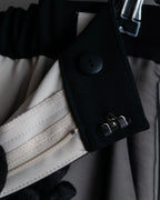 "LANVIN en Bleu" Sheer layered sarouel wide pants