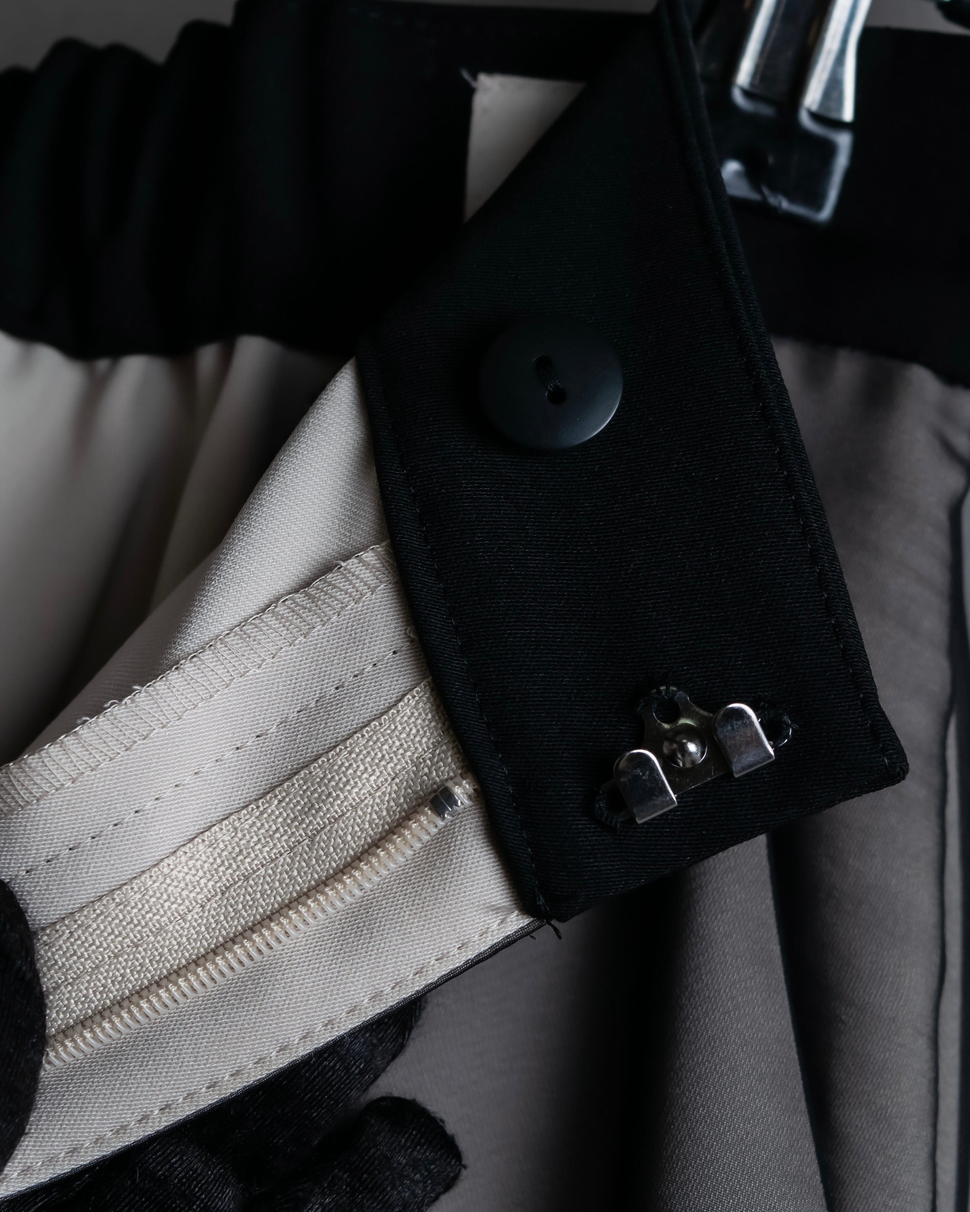 "LANVIN en Bleu" Sheer layered sarouel wide pants