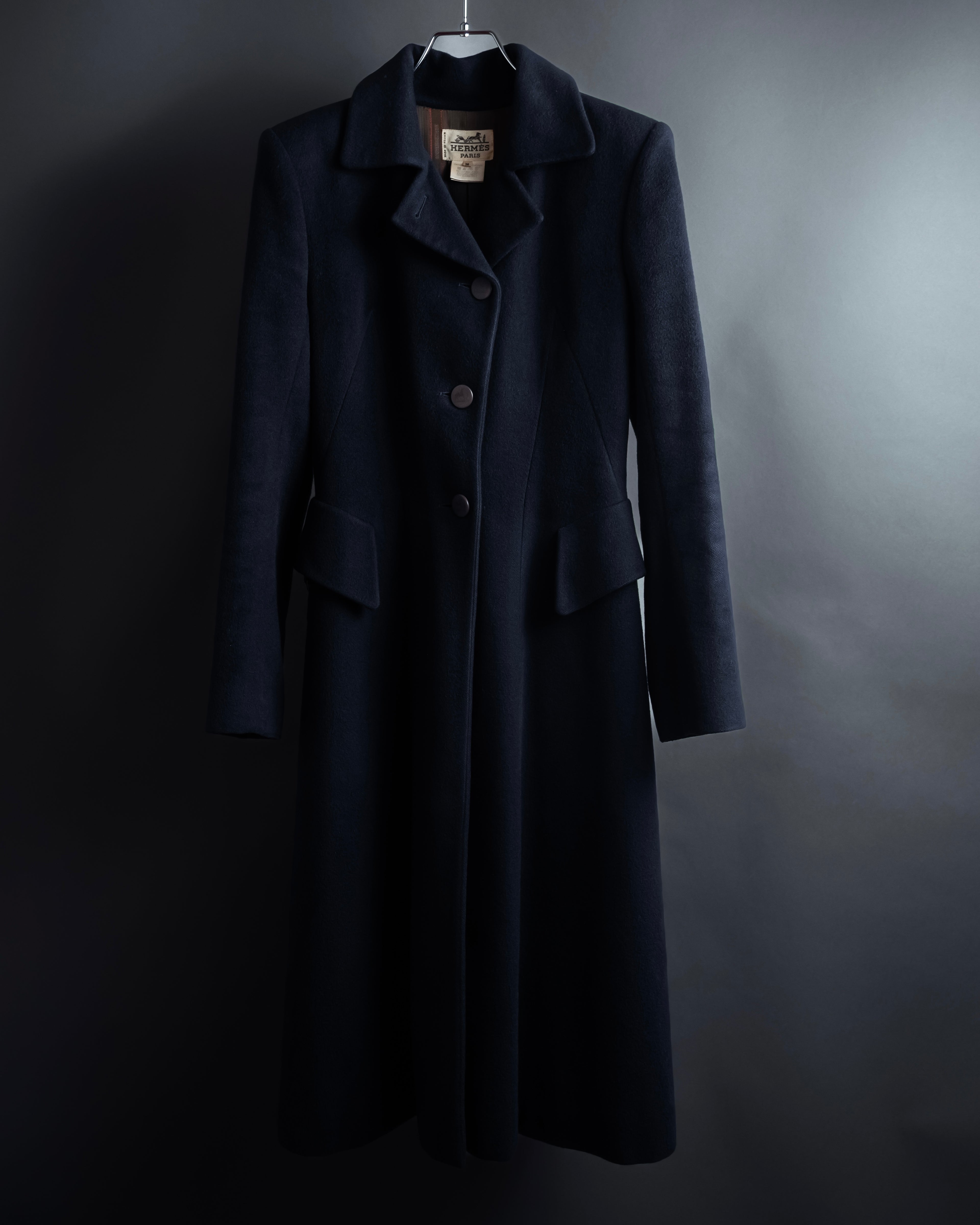 -SPECIAL- "HERMÈS Paris" 1978–1981 Atelier Prêt-à-Porter Cashmere Coat