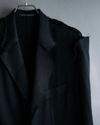 "B Yohji Yamamoto" Inside-out design super long shirt coat