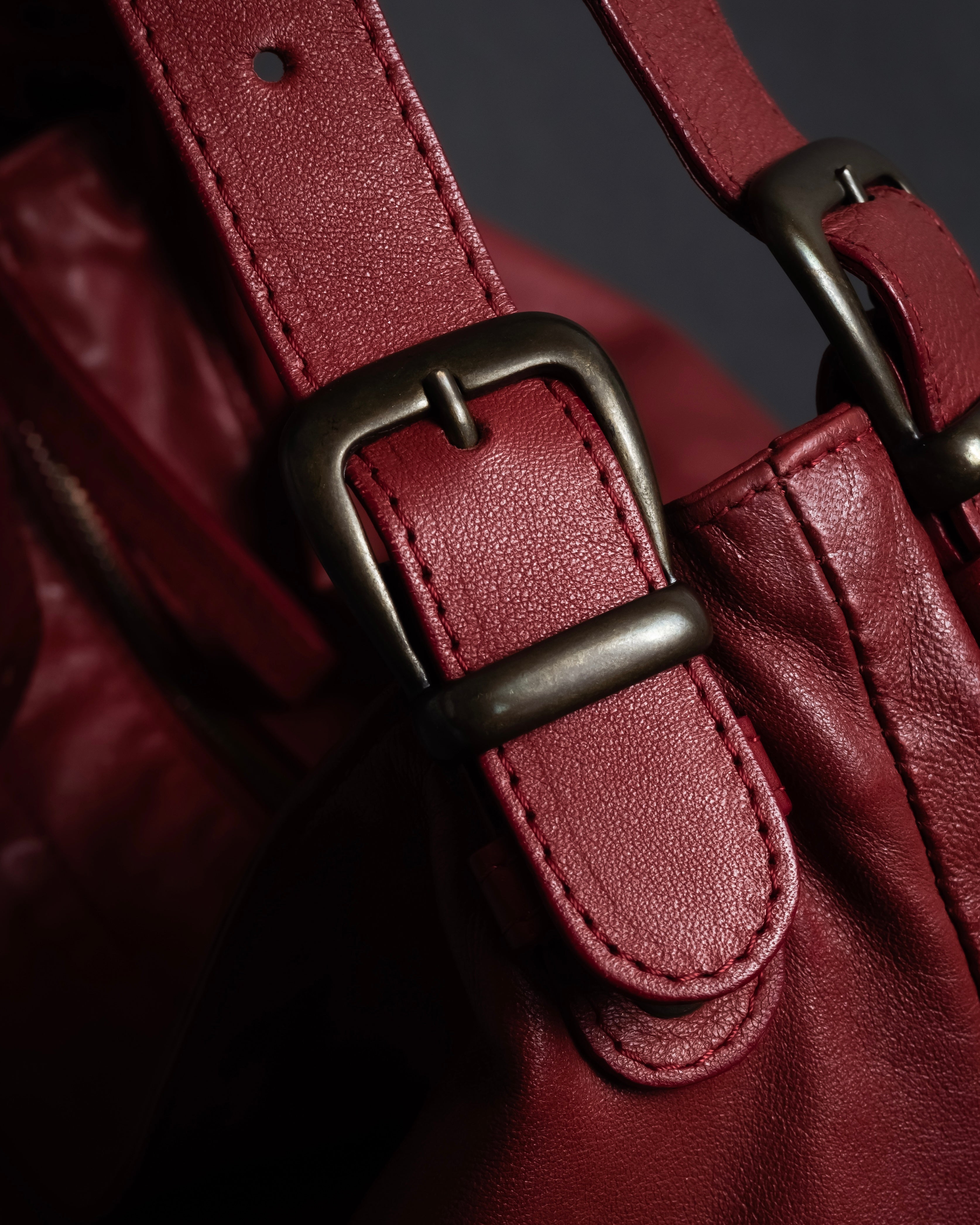 -SPECIAL- "Maison Martin Margiela"
 00'sLate period-13's Double strap design large shoulder bag