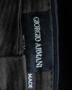"GIORGIO ARMANI" Beautiful drape navy wool set up