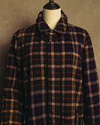 “sacai” 2010's Tartan wool cashmere padded hybrid coat