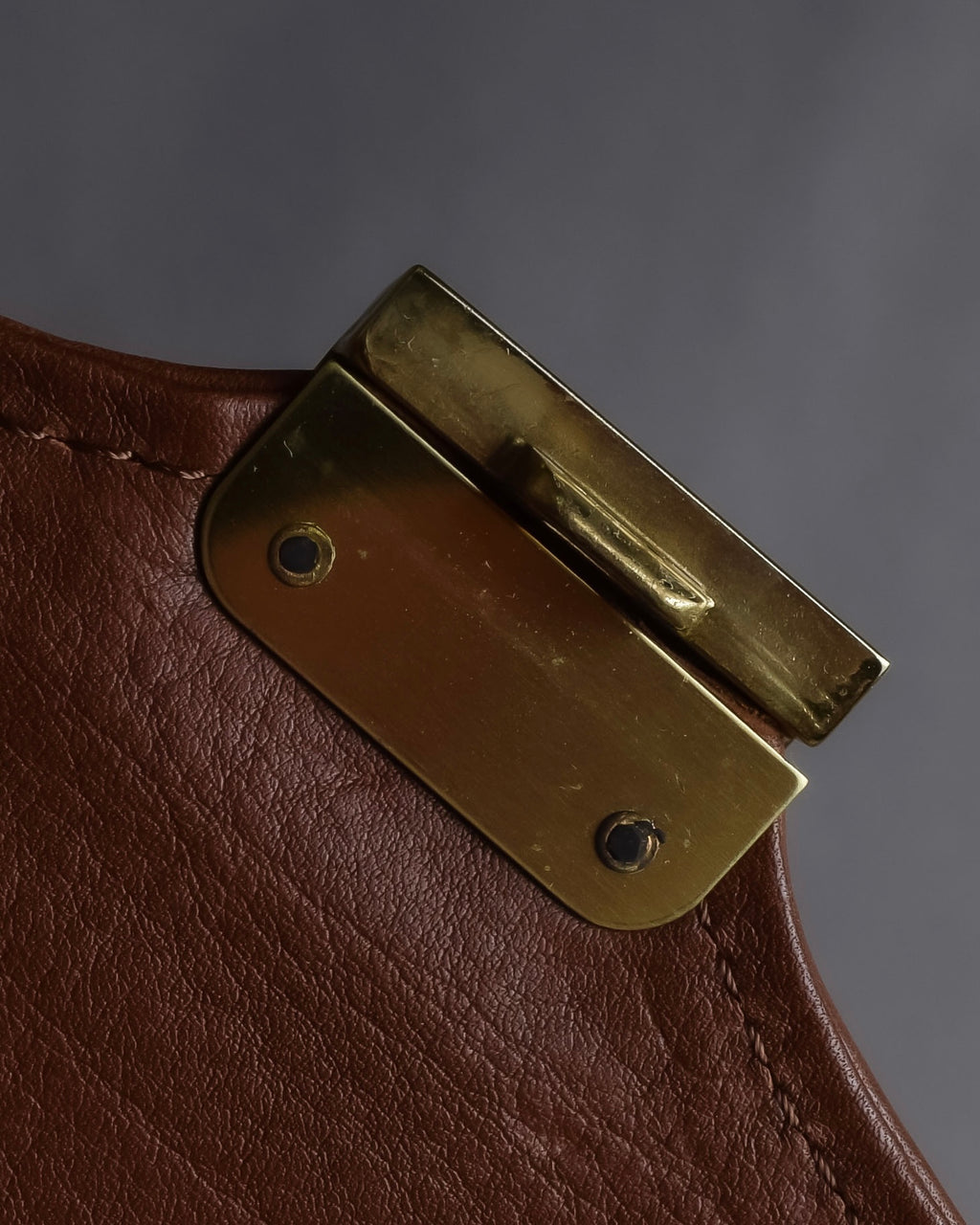 "BALENCIAGA" Water repellent flap square leather bag