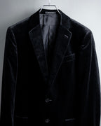 "LOUIS VUITTON" Geometric pattern velvet tailored jacket
