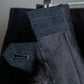 "COMME des GARCONS
HOMME" Notch lapel tailored jacket & wide tapered slacks charcoal gray set up