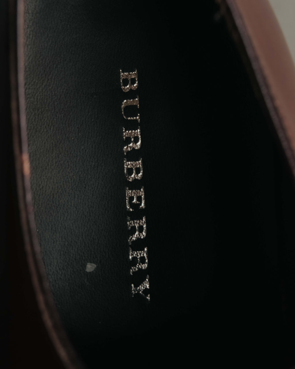 "BURBERRY LONDON" 00's-10's Sleek leather lace-up derby shoes