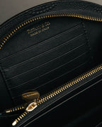 "Tiffany & Co." 10's-20's Embossed leather wristlet wallet