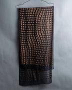 "FENDI" Silk blended logo scarf