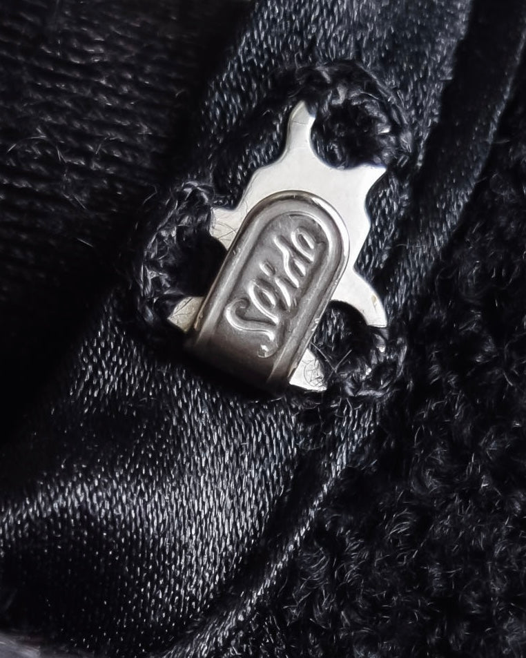 "GIANFRANCO FERRE" Structured wool satin ruffle inner detail set up