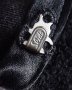 "GIANFRANCO FERRE" Structured wool satin ruffle inner detail set up