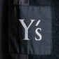 "Y's" Beautiful draping oversized long length soutien collar coat