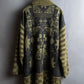 "FENDI" Artistic all over print oversized turtleneck knit