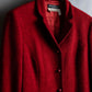 "Salvatore Ferragamo" Vivid red color wool mix tailored jacket