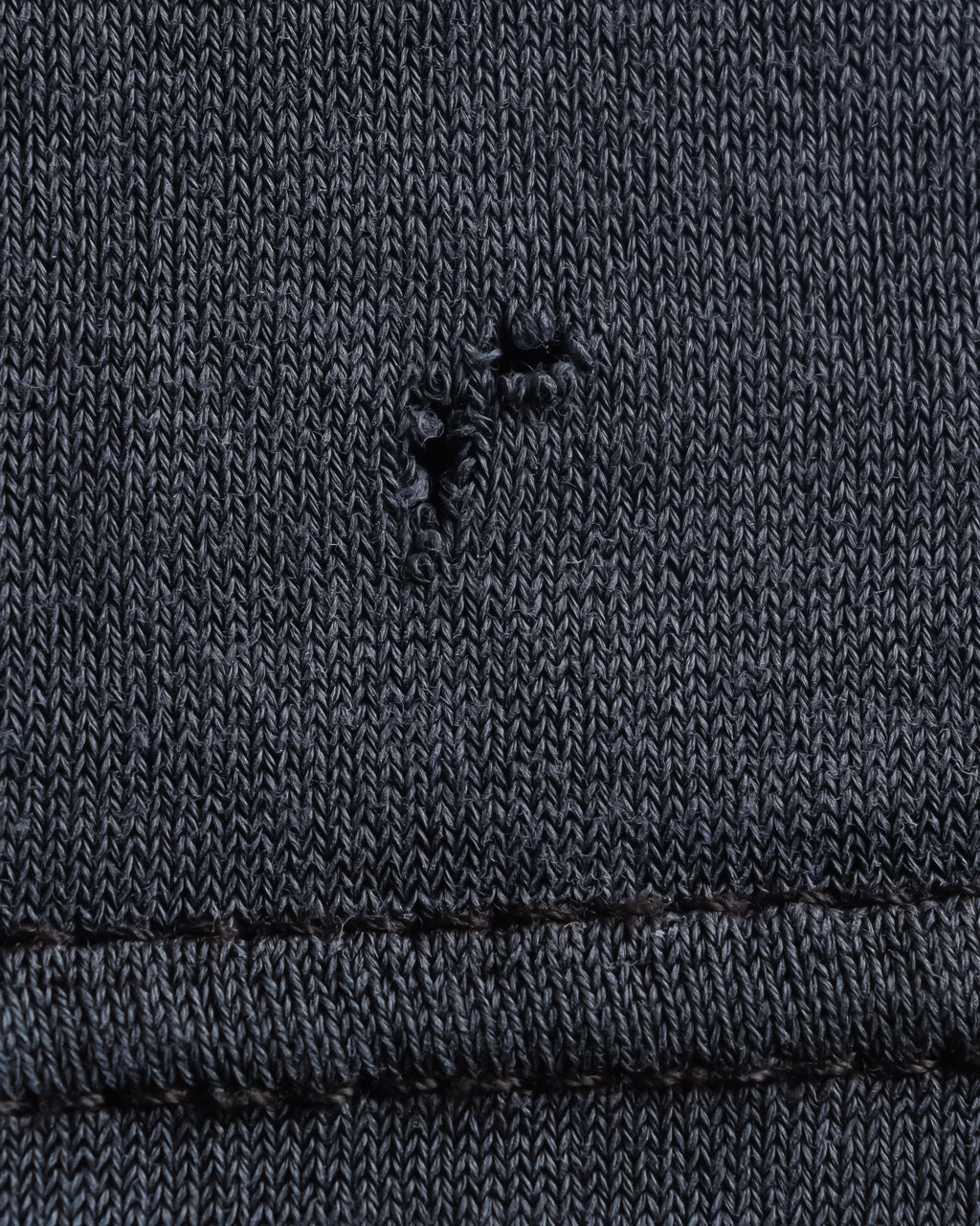 "HERMES" Margiela period Blue-grayish tone draped silk pullover