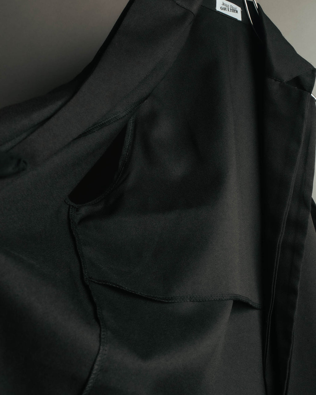 "Jean Paul GAULTIER" 80's-90's Avant-garde sleeveless long gilet coat