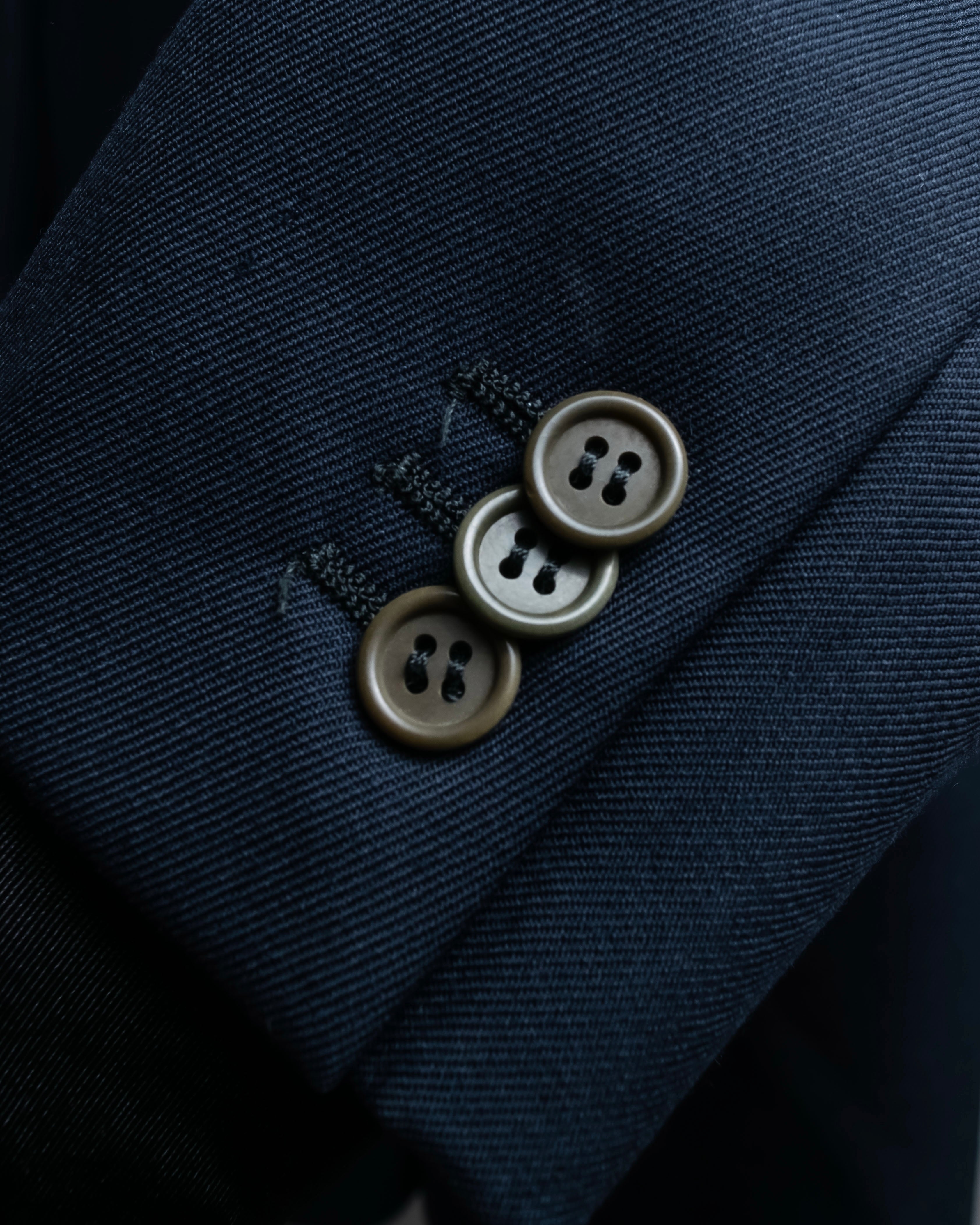 "GIORGIO ARMANI" Long length tailored jacket and wide tapered slacks set up