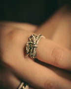 -SPECIAL- "CHANEL" 10AW Sparkling rhinestone bow ring