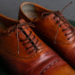 "Santoni" Gradient color leather derby shoes"