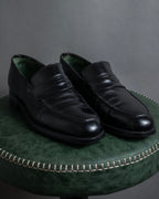 "GUCCI" 90’s classic leather penny loafers