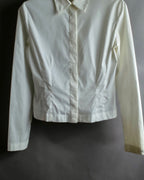 "CHANEL" 2005SS logo studs design shirt jacket