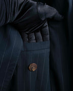 "JEAN PAUL GAULTIER HOMME"
Oversized shadow stripe set up