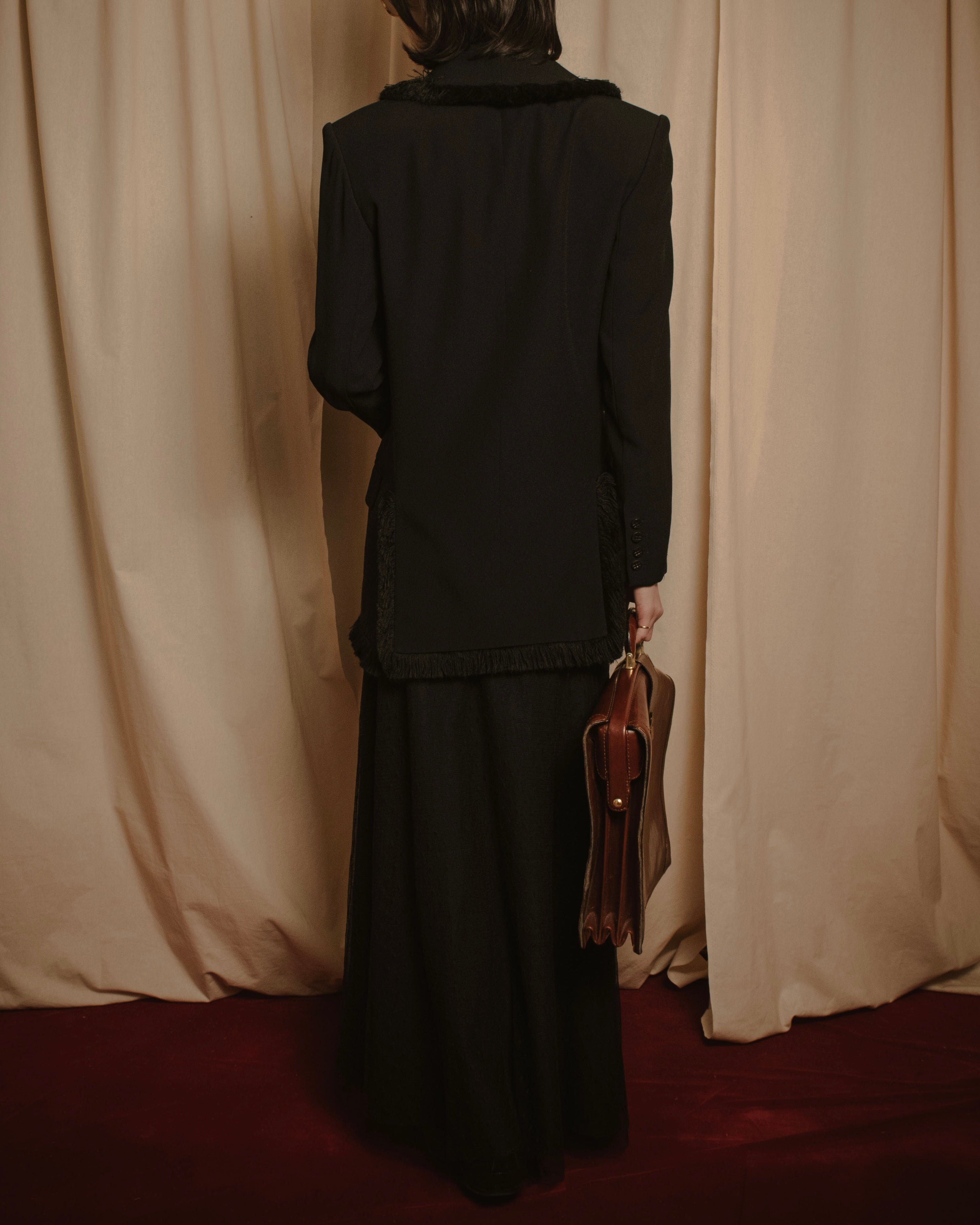 –SPECIAL– "Christian Dior"
98SS fringed peak lapel double breasted jacket