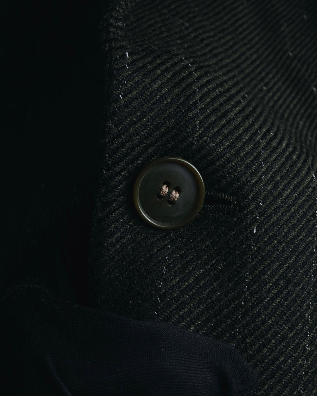 "Yves Saint Laurent diffusion hommes" 80’s-90’s structured glitter pinstripe wool suit set-up